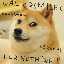 Walk 25 miles for nothing.(BETA)