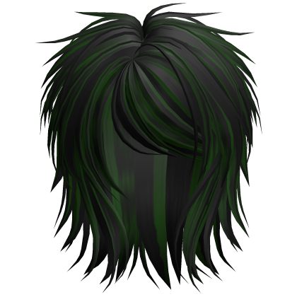 Short Fluffy Scene Blowout Toxic Green
