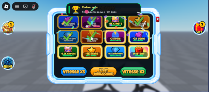 Premium Gift Menu Reward system preview 2
