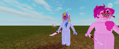Survival Pinkie Pie and Rainbow Dash The Killer