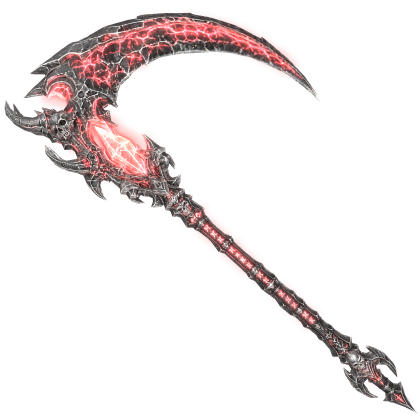 Emissive Blood Crystal Scythe 