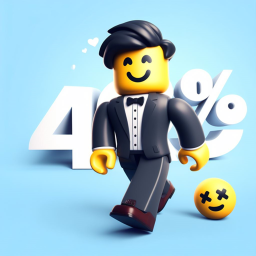 40% decut of robux