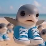Gruppo squaletti e labubu e plushie