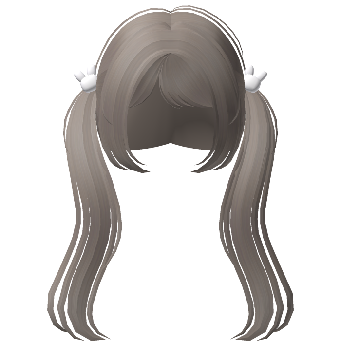 : sweet bunny pigtails in light brown ♡︎