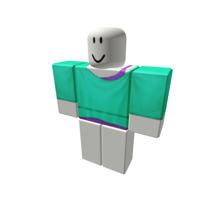 Purple and Teal Top