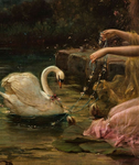 Swans on swings