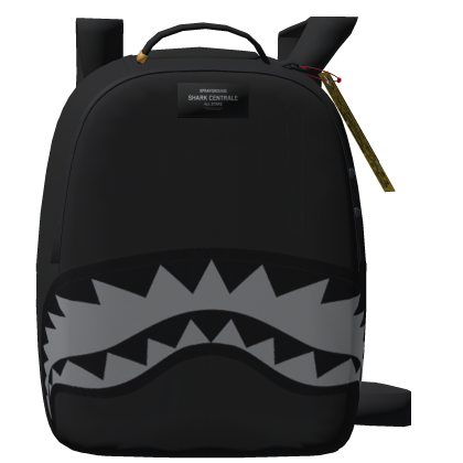 Shark Central Black/Gray Sprayground Backpack 1.0