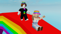 Easy Rainbow Obby!