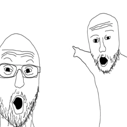 Pointing guys meme
