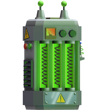 Neon Glowing Alien Portal Toxic Backpack