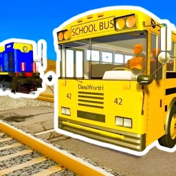 Trains Vs Cars and Trucks 🚄 💥 🚗 icon