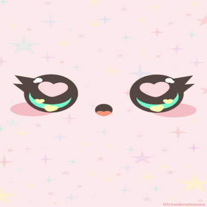 cute pink kawaii face Roblox decal