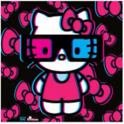 3D Hello Kitty Roblox decal
