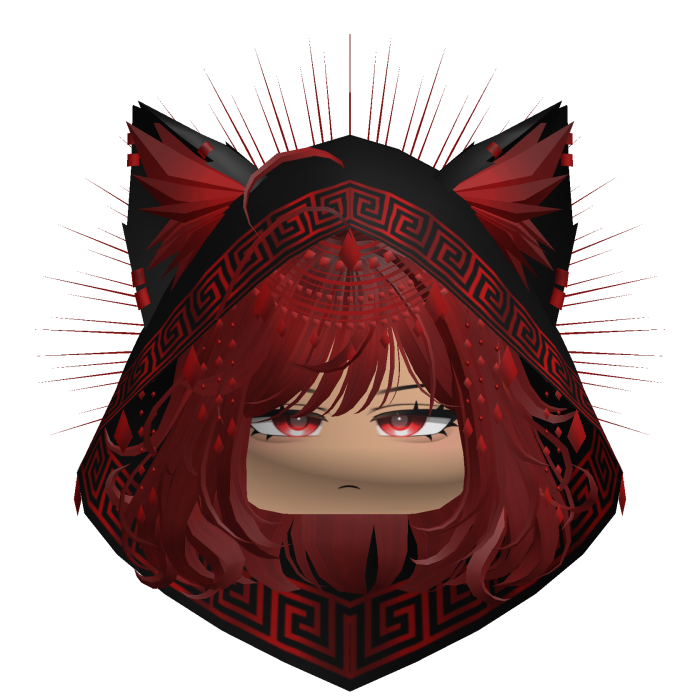 Egyptian Bob w/ Divine Red Black Hood