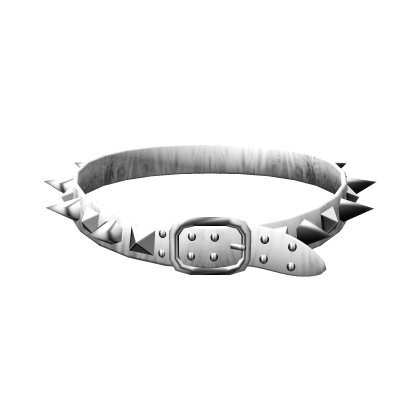 white gothic emo vkei spiked choker Roblox item