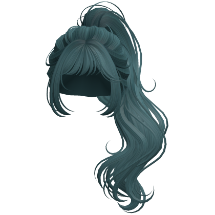 Wolfcut Princess Ponytail Teal