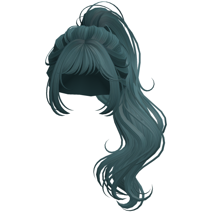 Wolfcut Princess Ponytail Teal