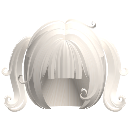 ♡ ꒰ cute swirly curly baby pigtails in plat blonde Roblox item
