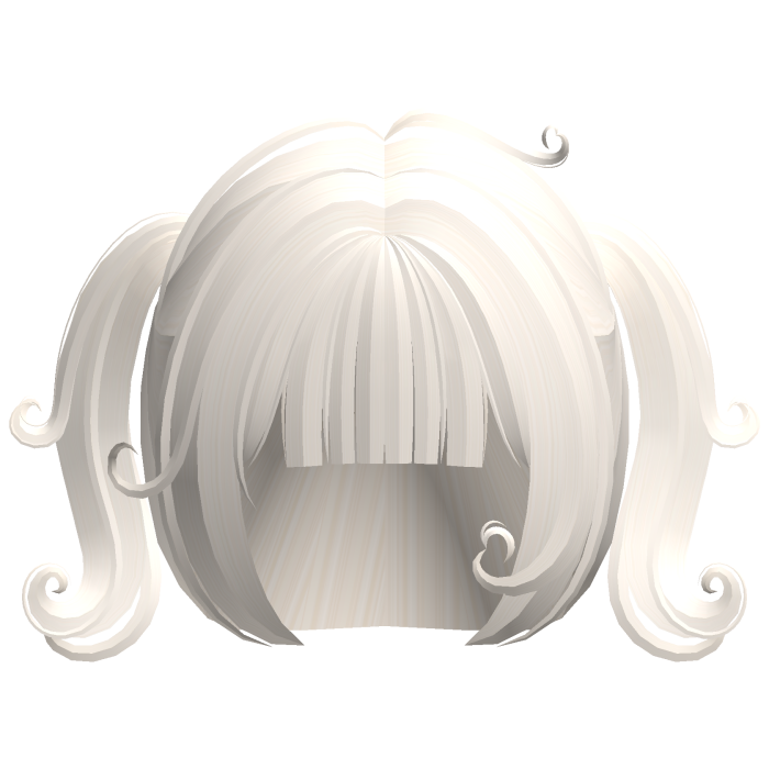 ♡ ꒰ cute swirly curly baby pigtails in plat blonde