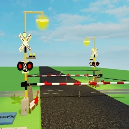 Thailand Railroad crossing icon