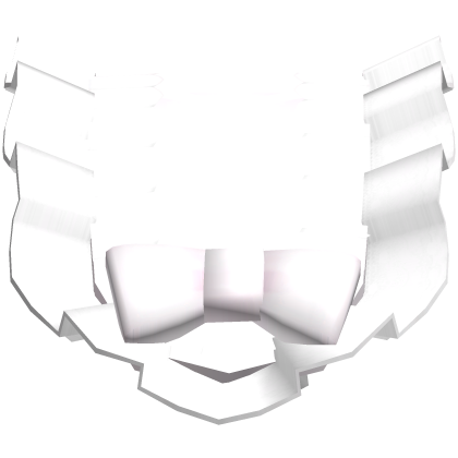 white coquette doll ruffled headpiece Roblox item