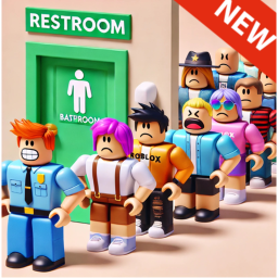 (NEW!) WAIT THE LINE TO USE THE BATHROOM