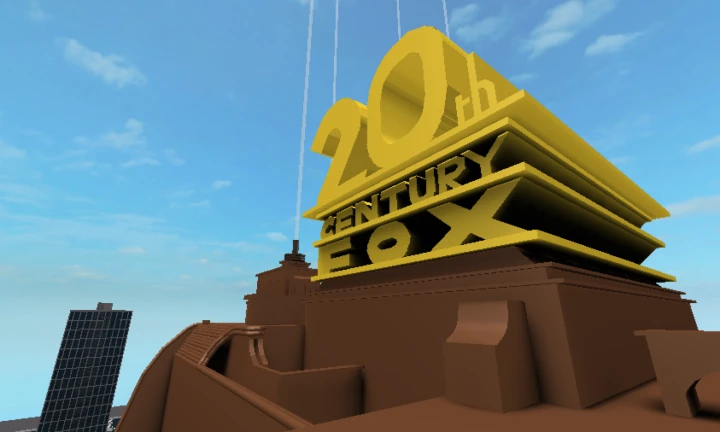 20th century fox logo in city - Roblox