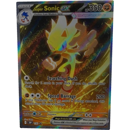 sonic pokemon card gx Pokemon super sonic GX 2