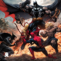 VILLANOS VS HEROES TYCOON 🦸vs🦹