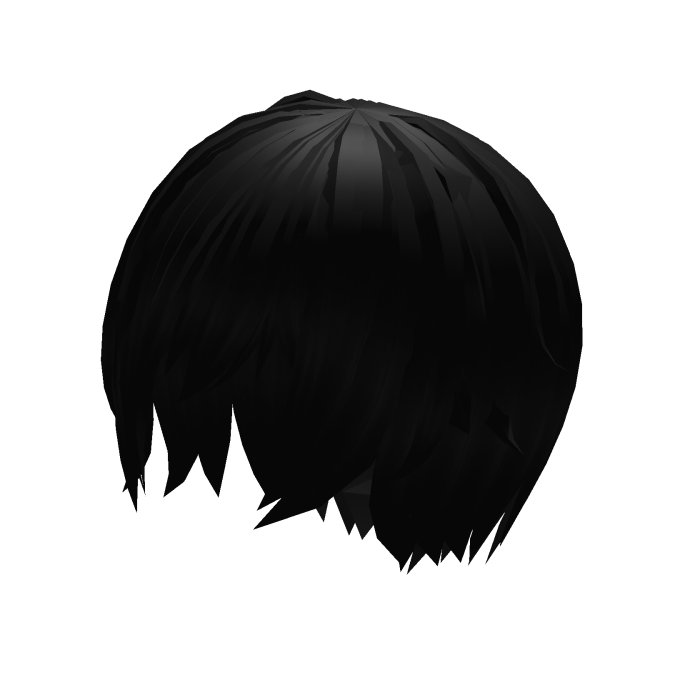 (¬_¬) black anime hair v2 