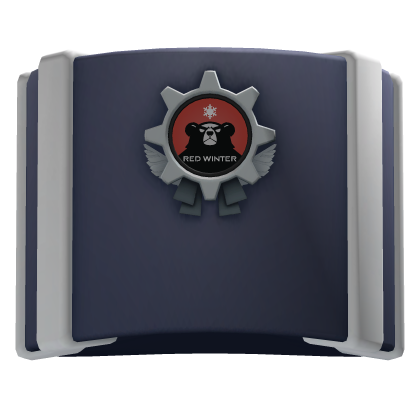 Niki Anna's Red Winter Navy Blue Ushanka Hat