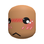 Sad Blushing Pout Face - Tan