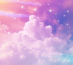Cloudy glitter