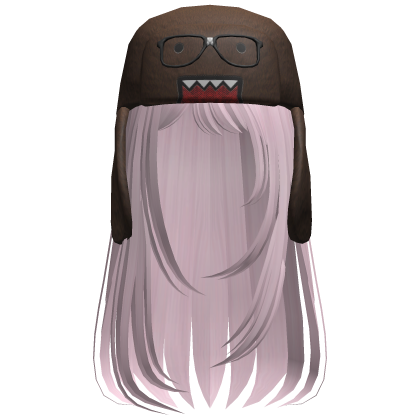Domo Long Girl Hair Pink V7