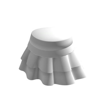 white ruffled skirt thumbnail