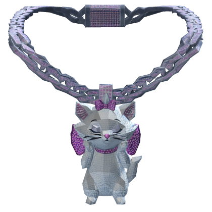 Iced Out Aristocats Marie Cat Chain 3.0
