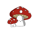Lonely mushrooms
