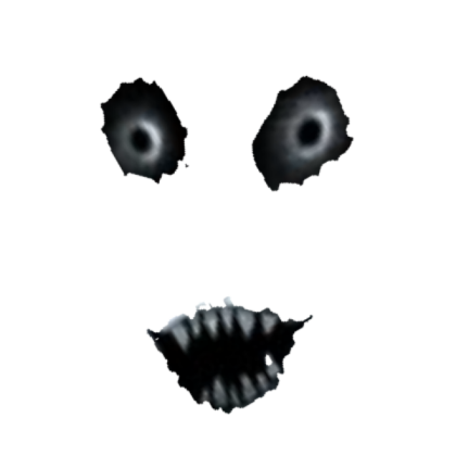Ghost scary face Roblox decal