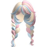 Double Stylish Braids (Confetti)