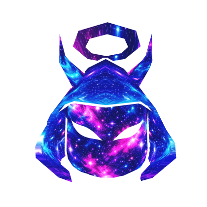 Galaxy Cartoony Demon Hood Roblox item