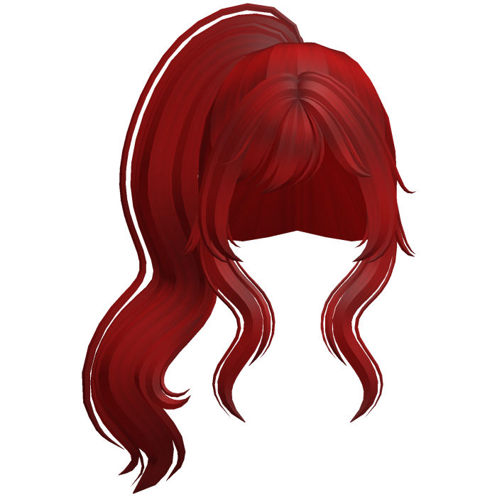 Cute Pretty Wavy Side Hair (Red)