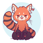 kawaii red panda’s