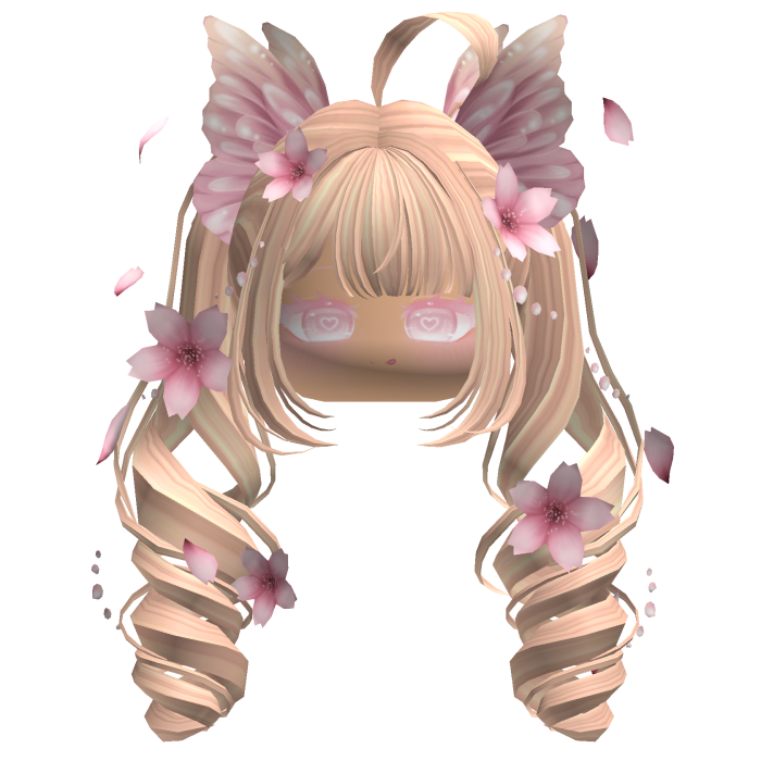 Mystical Sakura Petal Pigtails (Blonde)