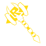 Yellow Retro Roblox Hammer