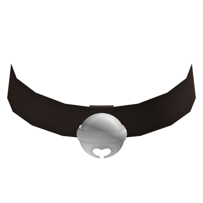 ♡ gloomy dark brown bat kitty collar