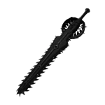 [ pbr ] Dark Jigsaw Blade [ v1, Left ]