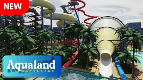🌊😜 AQUALAND WATERPARK!