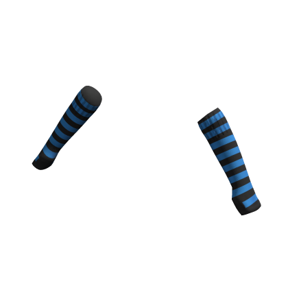 Black Light Blue | Arm Warmers Sleeves Fingerless