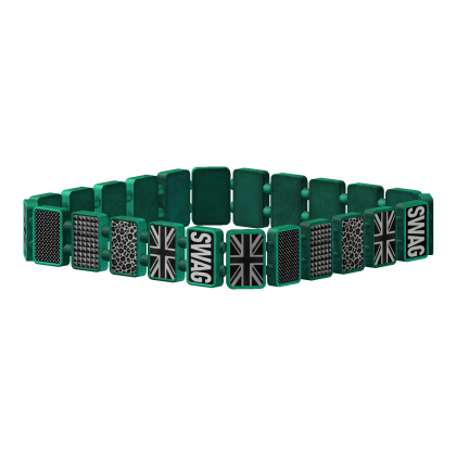 ⚝ y2k vkei emo tile bracelet [R6]