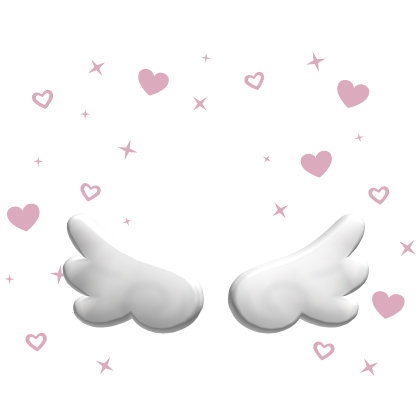 wings and heart aura (pink)